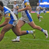 Derrell Olpherts in action for Leeds Rhinos. Picture by Steve Riding.