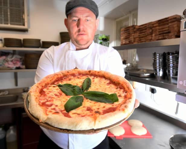 Award-winning pizza chef Mark Baber, the owner of Wood Fire Dine pizzeria in Rothwell (Photo by Simon Hulme/National World)