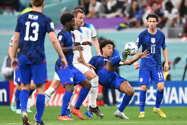 STAR MAN - Tyler Adams of Leeds United won praise from former England and USMNT internationals for his display against the Three Lions in the World Cup. Pic: Getty