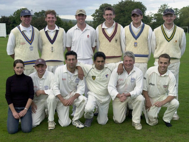 Kirkstall Educational winners of Division C of the Aire Wharfe League pictured in September 2000. Back row, from left, are Gerard Cavanagh, Dave Wonfor, Adrian Barbour, Neil Walmsley, Ally Coates and Graham Bibson, Front row, from left, are Rea Mulligan, scorer, Mark Hall, Irshad Khan, Shahid Omar, Kevin Mulligan andTom Ress.
