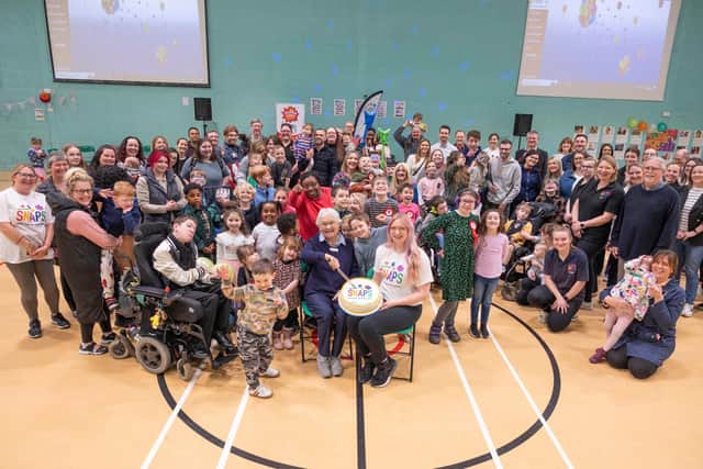SNAPS families and team members celebrating last year's Super Stars Awards