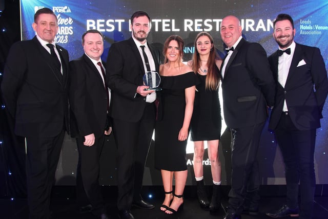 Dakota Grill scooped Best Hotel Restaurant, a new category for 2023 - sponsored by the Leeds Hotels and Venues Association.