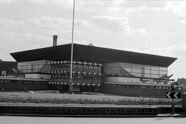 Leeds International Pool on Westgate. Designed by John Poulson, the pool opened on September 23, 1967. In the first six months the new swimming facilities were used by 220,000 people. John Poulson, the architect, was later involved in a scandal which made the headlines.