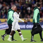 ANKLE OP - Italy international Willy Gnonto went off during Leeds United's game at Hull City and subsequently required surgery on his ankle. Pic: Getty