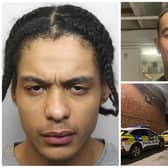 Williams (left) was jailed for killing Peter Wass (top right) on the streets of Chapeltown. (pics by WYP / National World)