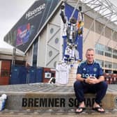 Leeds United superfan Paul Smith from New Zealand, pictured at Elland Road, Leeds. Picture taken by Yorkshire Post Photographer Simon Hulme