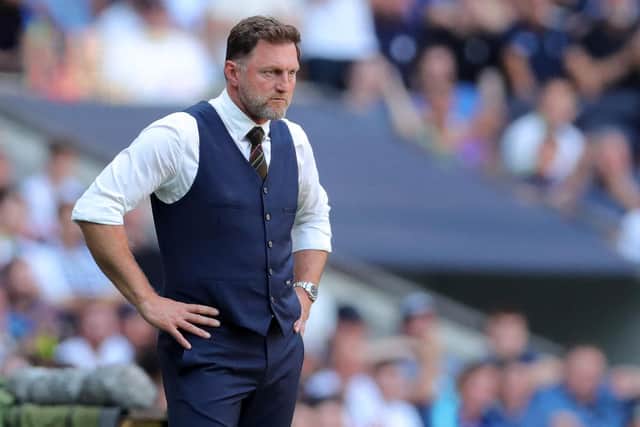 Southampton's Austrian manager Ralph Hasenhuttl has been under pressure lately (Photo by CHRIS RADBURN/AFP via Getty Images)