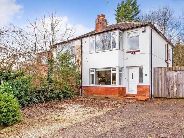 This lovely three bedroom family home on Henconner Lane has a bright and airy living room to the front of the home with a feature bay window and stone effect fireplace. To the rear opening into the garden is an extended dining room, the bespoke kitchen has a range of wall and base units. To the first floor there are three well proportioned bedrooms and a modern family bathroom. Externally the property has ample off street parking leading to a shared driveway. The private rear garden is mainly laid to lawn with mature shrub boarders.