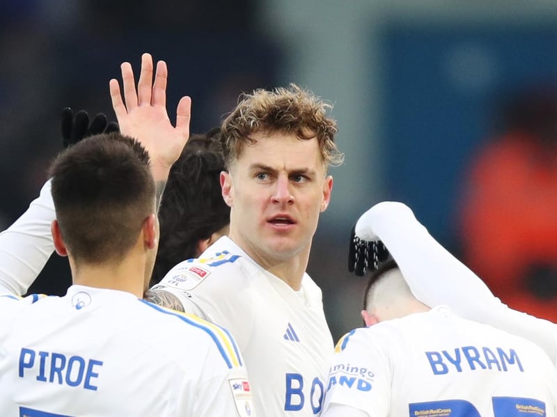 Some big, important challenges. Repeatedly tried to calm things down and keep Leeds composed. Made one particularly vital defensive block in his own area at 3-2 up.