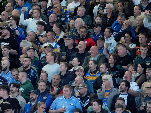 Supporters in Headingley's famous South Stand.