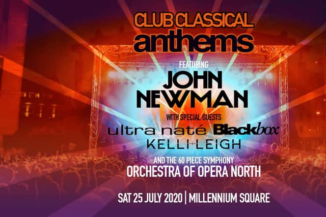 John Newman to headline Club Classical Anthems in Leeds Millennium Square