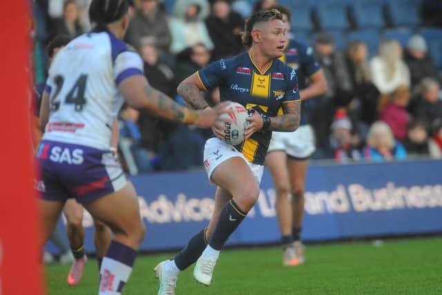 New signing Danny Levi made his first appearance for Leeds Rhinos in the 18-10 Boxing Day defeat of Wakefield Trinity. Picture by Steve Riding.