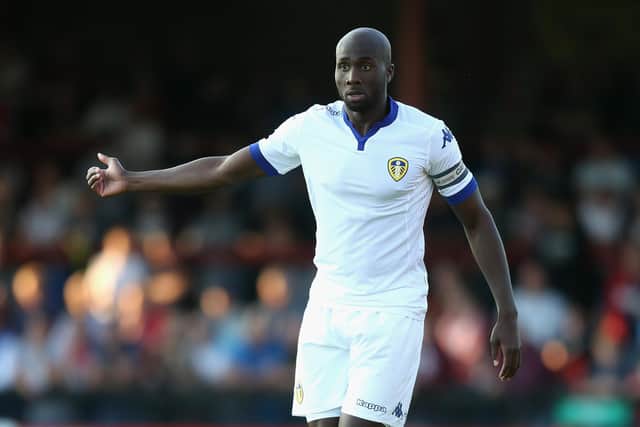 Sol Bamba during his Leeds United days playing a pre-season friendly match against York City at Bootham Crescent on July 15, 2015.