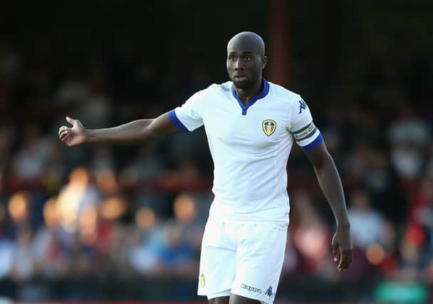 Sol Bamba during his Leeds United days playing a pre-season friendly match against York City at Bootham Crescent on July 15, 2015.