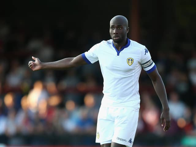 Sol Bamba during his Leeds United days playing a pre-season friendly match against York City at Bootham Crescent on July 15, 2015.