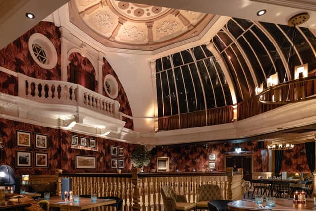 The dining area of Cut and Craft
