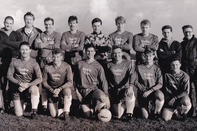 Horsforth St Margaret's who played in the Wharfedale League pictured in January 1991. Back row, from left, are Paul Hoban, Joe Dowling (manager), Rick Cowling, Steve Milligan, Steve Thompson, Nigel Drew, Keith Palmer, Paul Hargrave and Arnie Allanach. Front row, from left, are Andy Beverley, Andrew Sutton, Andy Waterfield, Steve Robinson, Ian Grasby and Richard Paynter.