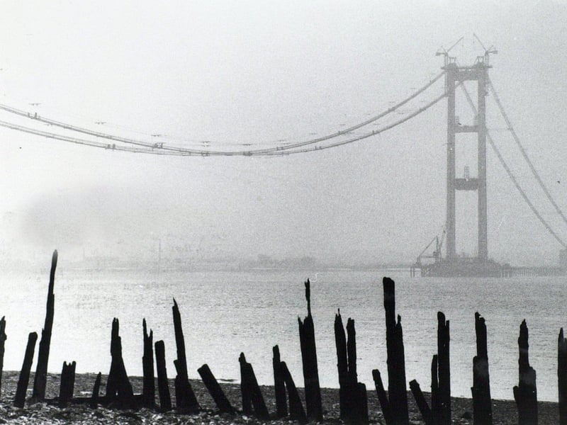 Work began on the world's longest single-span suspension bridge in March 1973. It was scheduled for completion four years later at an estimated cost of £16 million.