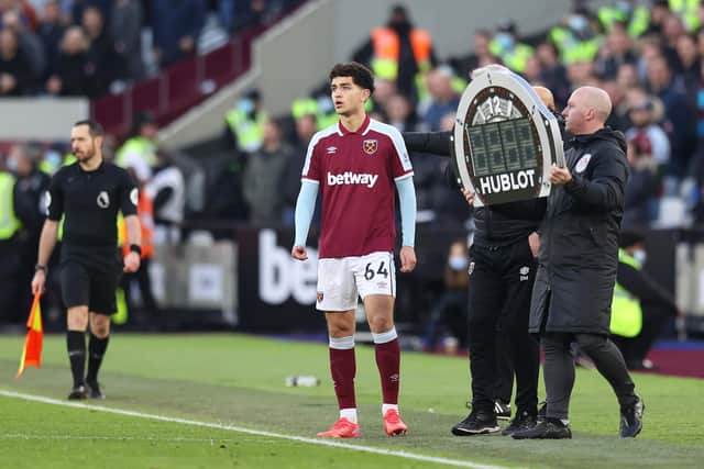 Sonny Perkins is understood to be close to agreeing a deal with Leeds United after leaving West Ham (Photo by Alex Pantling/Getty Images)