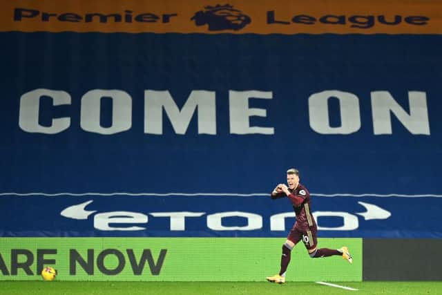Ezgjan Alioski of Leeds United. (Photo by Shaun Botterill/Getty Images)