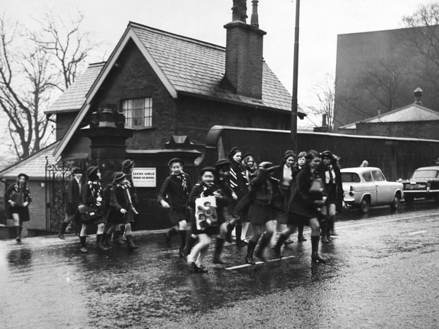The former Leeds Girls' High School, on Headingley Lane, pictured in 1970. The school closed in 2007 when it merged with the boys school to become the Grammar School At Leeds (GSAL), based in Alwoodley.