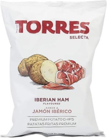 Torres Selecta Spanish Ibérico Ham Potato Crisps, £4.95.