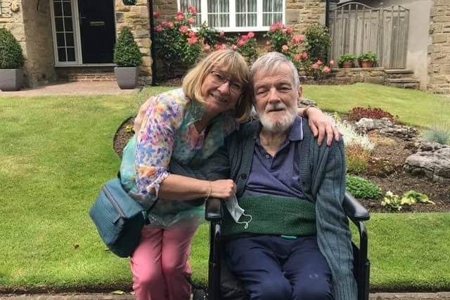 Before being moved into the care system, Carol Cook cared for her husband Colin who suffered from hallucinations and violent outbursts as a result of his Dementia.