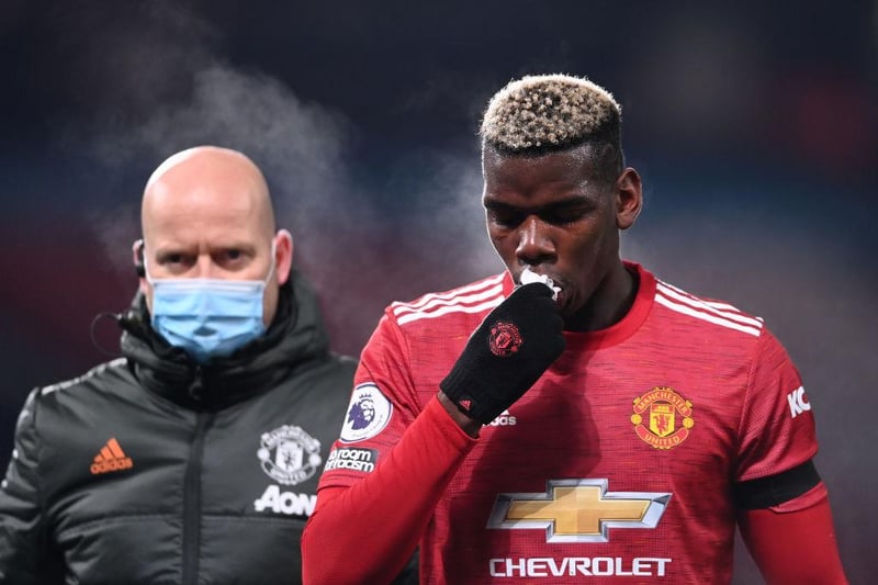 Much like some of their ‘top-six’ rivals, Manchester United only suffered 8 injuries, totalling 425 days. However the 192 days missed by Marcos Rojo and Anthony Martial cost the Red Devil’s £4m whilst Paul Pgba’s 40-day injury layoff cost them a whopping £1.7m alone. (Photo by Laurence Griffiths/Getty Images)