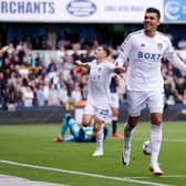 MAKE MINE A DOUBLE: Joel Piroe celebrates his and Leeds United's second at Millwall. Photo by Alex Pantling/Getty Images.