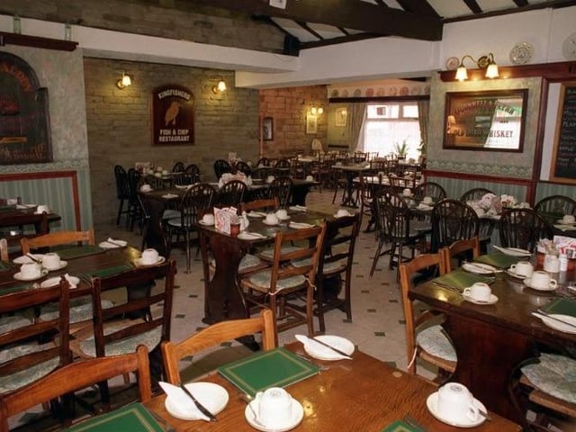 Kingfishers fish restaurant, Calder Grove, Wakefield in 1996.