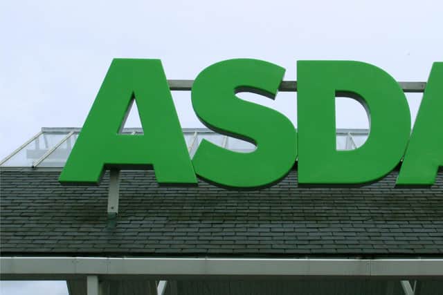The sign over an Asda supermarket