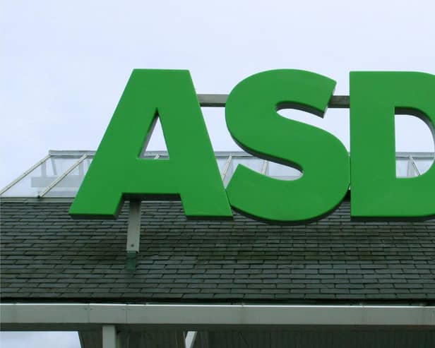 The sign over an Asda supermarket