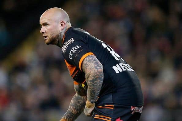 Nathan Massey's knee injury is not as bad as first feared, Tigers coach Danny Ward says. Picture by Ed Sykes/SWpix.com.