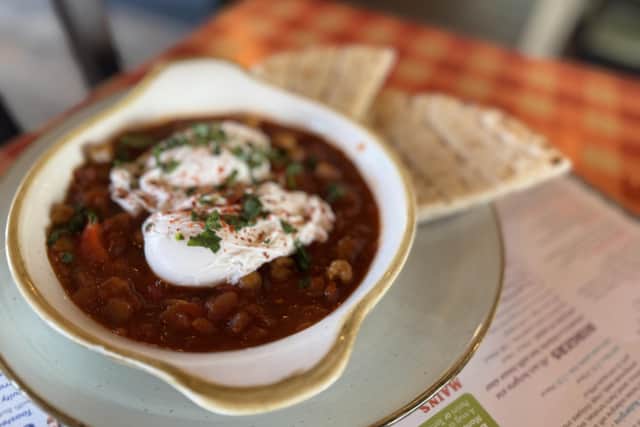 Shakshuka at Pescado Lounge in Whitby