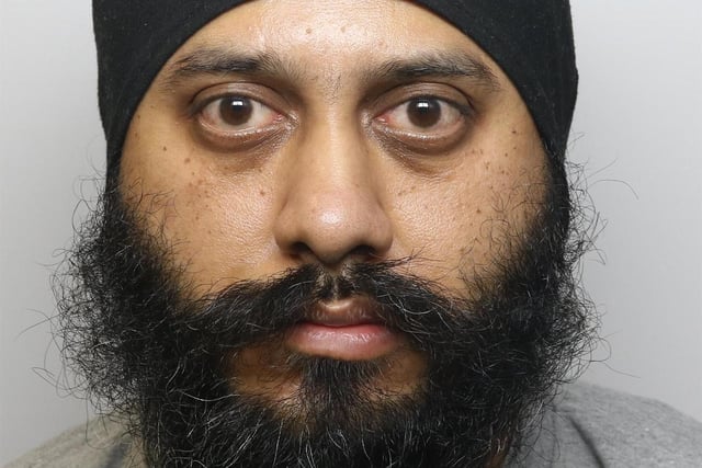 Vengeful Singh Gandhi stabbed his estranged wife to death on the doorstep of her Headingley flat after refusing to believe their relationship was over. He was even caught on camera days before buying the kitchen knife in Asda which he used to murder her. The court heard that 32-year-old Harleen Kaur Satpreet Gandhi had finally plucked up the courage to leave her abusive husband, but he would not accept her decision. He admitted her killing and in January was jailed for life with a minimum 23 years and four months to be served. (pic by WYP)