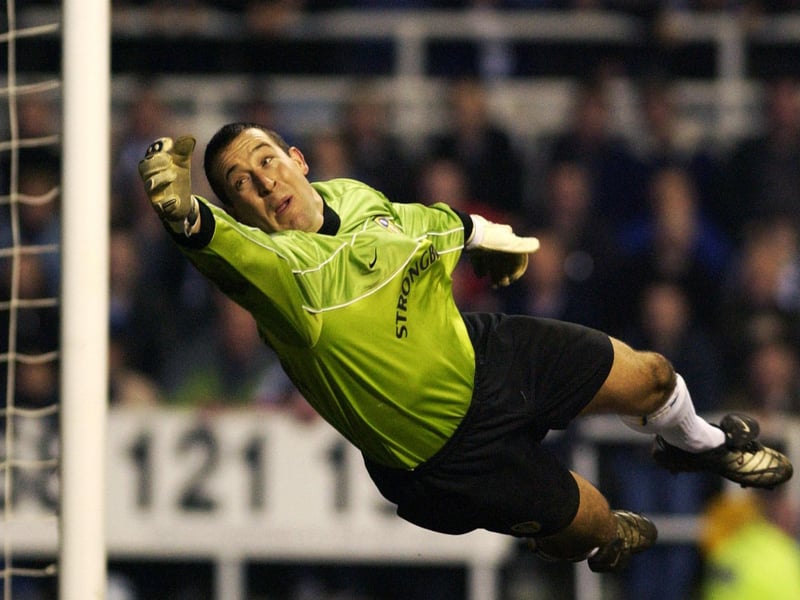The only goalkeeper on this list, which speaks volumes, is former England international Nigel Martyn. A Leeds stopper for many years who saved his teammates countless times on European nights. (Pic: Stu Forster/Getty Images)