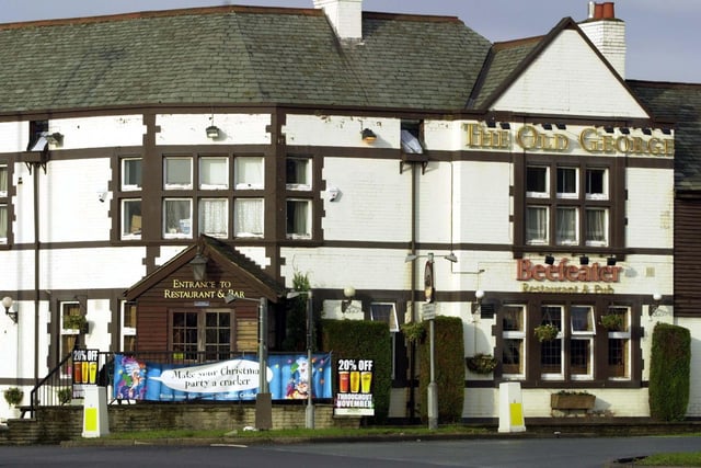 Did you enjoy a drink here back in the day? The Old George pub pictured in November 2000.