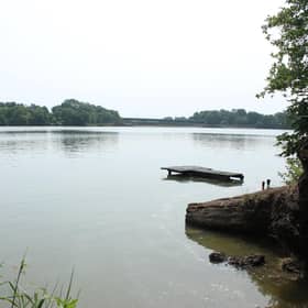 Emergency services descended on Carr Mill Dam after a member of the public raised the alarm