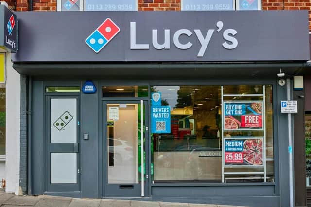 The Domino's branch in Headingley has been renamed in honour of Lioness Lucy Bronze