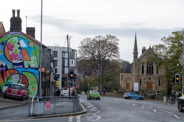 Street murals in the centre of Meanwood