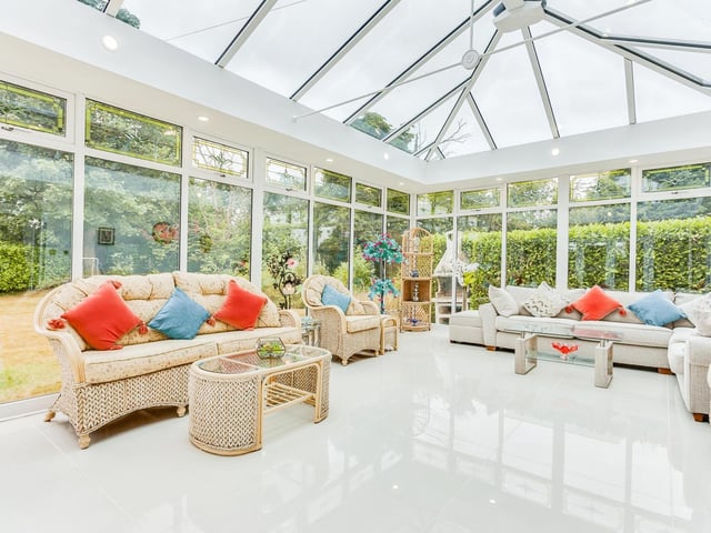 Underfloor heating is a feature of this room, that could adapt to a variety of uses.
