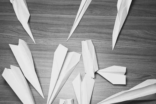 Getting ready for take-off – paper planes of all shapes, sizes and levels of flyability