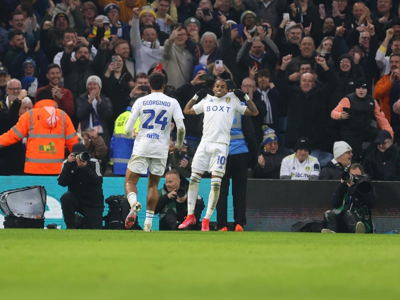 Too quick, strong, balanced and technical for the Rotherham defence. The penalty was impudent but reflective of Summerville's and Leeds' performance.