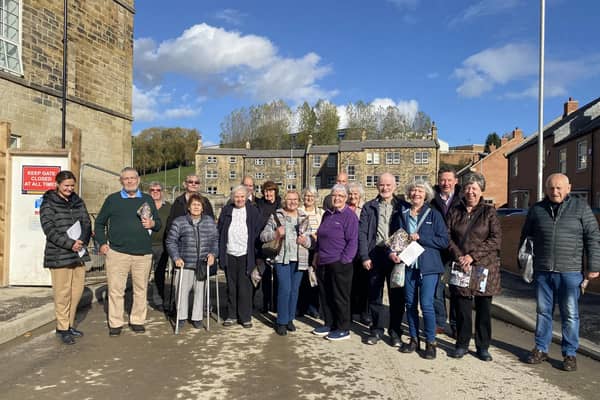 Members of the Wortley Local History Group visited Stonebridge Beck.