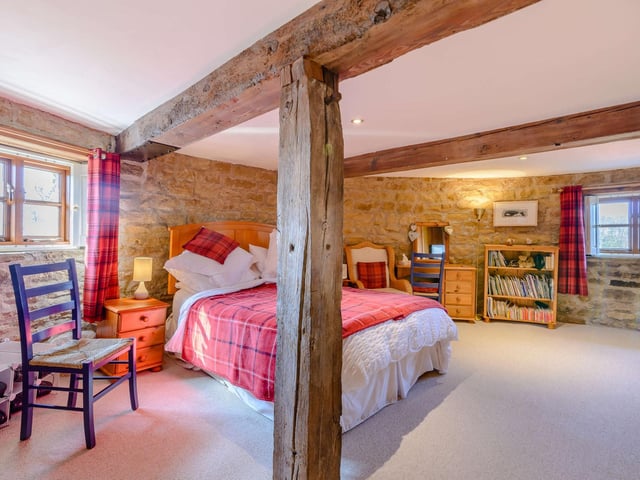 Bedrooms have their own distinctive style, and look out over miles of greenery.