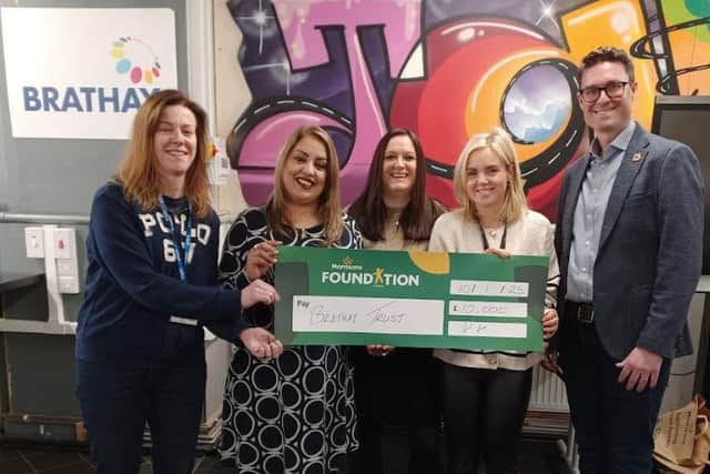 Naz Shah MP for Bradford West presented the donation of £10,000 from the Morrisons Foundation to the Brathay Trust