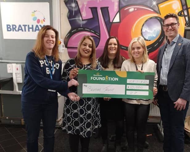 Naz Shah MP for Bradford West presented the donation of £10,000 from the Morrisons Foundation to the Brathay Trust