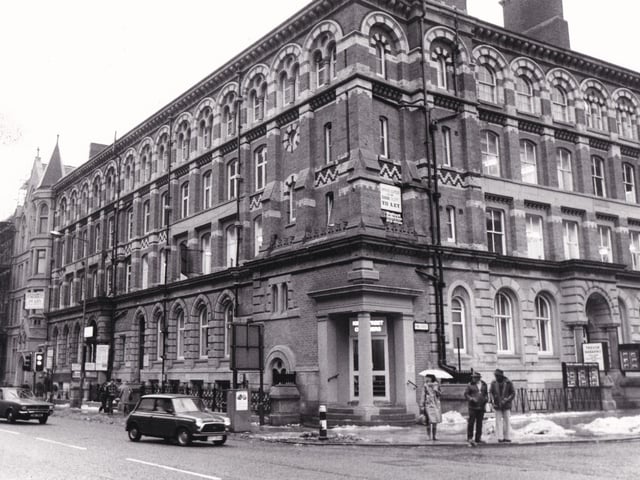 The King Street Chambers at the junction with King Street pictured in December 1981.