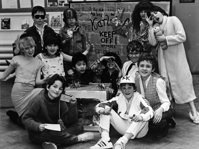 The pantomime at Morley High School in February 1987.
