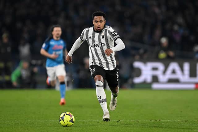 IMPRESSIVE: Weston McKennie for Juventus says Whites title-winner Tony Dorigo. Photo by Francesco Pecoraro/Getty Images.